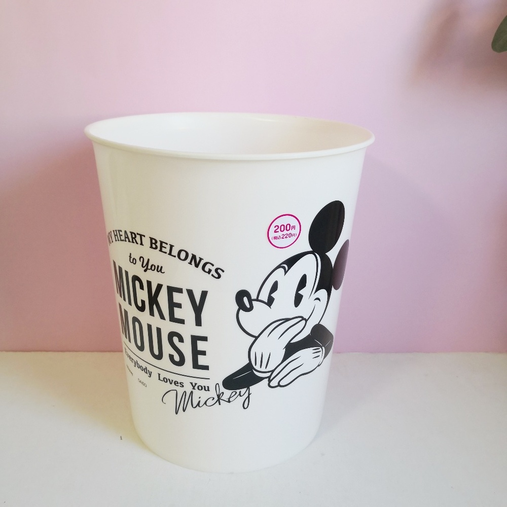 New Daiso x Disney Mickey Mouse Trash Can/ Bin